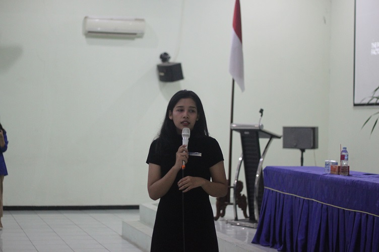 Materi Penyampaian Aspirasi yang Disampaikan Oleh Kessy Abreka Br Sembiring sebagai Local Committee Vice President of International Operation AIESEC in UNDIP 2018
